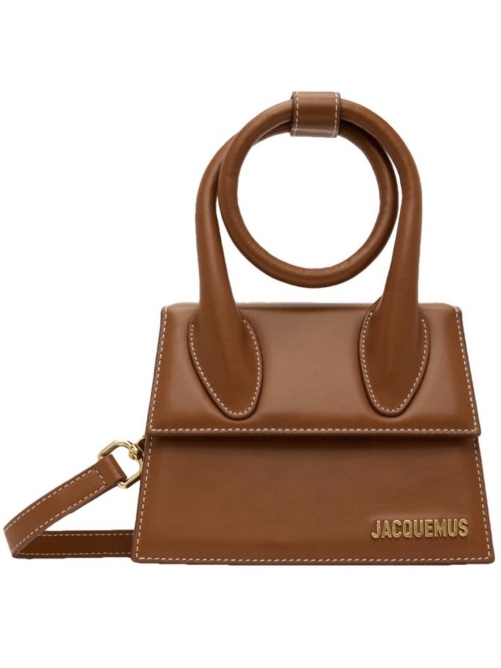 JACQUEMUS Le Chiquito Noeud knot top handle crossbody bag